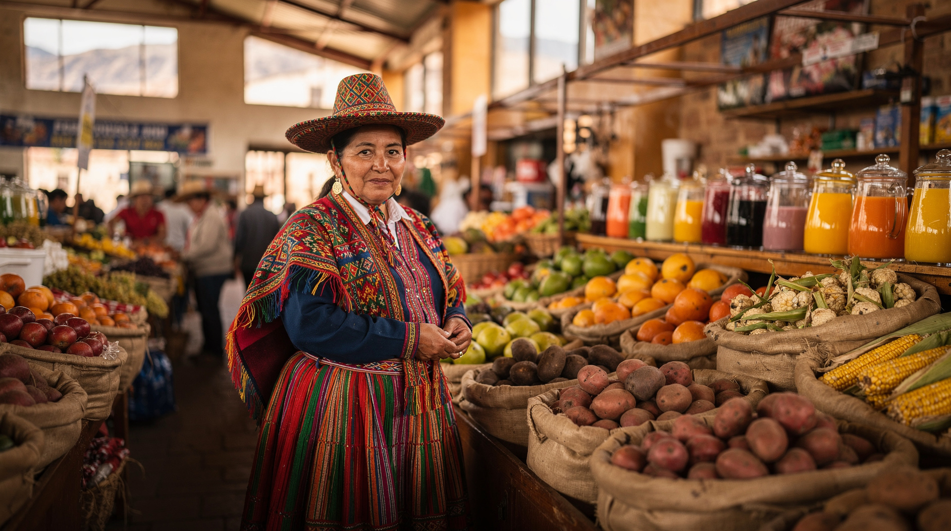 San Pedro Market, Cusco and Peru