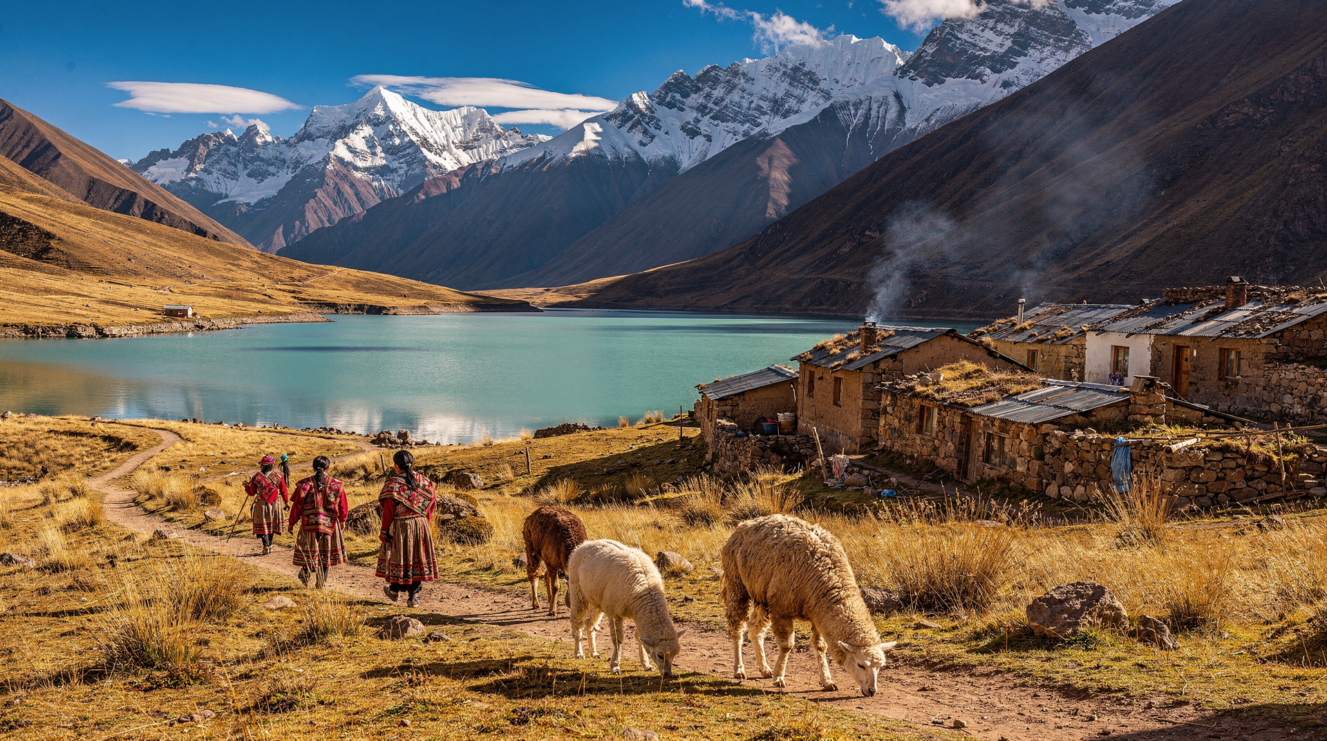 Guia do Trek Lares: comunidade, fontes termais e Machu Picchu — O Trek Lares passa por aldeias andinas de altitude, fontes termais e comunidades